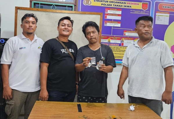 Polsek Tanah Jawa Amankan Pelaku Penyalahgunaan Narkoba di Kelurahan Tanah Jawa - DigitalMediaPublic